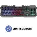Gaming LED toetsenbord - Gaming keyboard met led verlichting - Computer toetsenbord op USB - Mat gecoat metaal - LimitedDeals