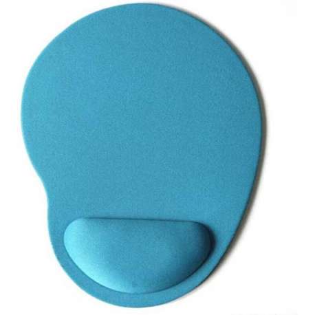 Muismat | Lichtblauw | Ergonomisch | Polssteun | Gel