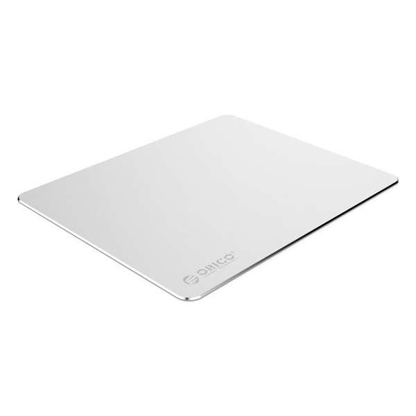 Orico - Ultradunne Aluminium Muismat - Geschikt voor alle Computermuizen - 2mm dik - Mac Style - Zilver Orico - Ultradunne Aluminium Muismat - Geschikt voor alle Computermuizen - 2mm dik - Mac Style - Zilver