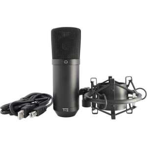 Tie Studio Condenser Mic Sw Usb-Studiomicrofoon Kabelgebonden Incl. Shockmount Incl. Kabel