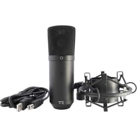 Tie Studio Condenser Mic Sw Usb-Studiomicrofoon Kabelgebonden Incl. Shockmount Incl. Kabel