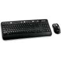 Microsoft Wireless Desktop 1000 - Draadloze Toetsenbord en Muis / Qwertz / Zwart