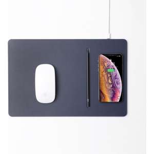 POUT HANDS3 Wireless Charging Mouse Pad Blauw