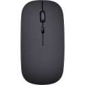 LIFETASTIC® Dual optische muis - 3.0 Bluetooth - 2.4G - Oplaadbaar - Draadloos - 4 Knoppen - Mat Zwart