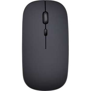 LIFETASTIC® Dual optische muis - 3.0 Bluetooth - 2.4G - Oplaadbaar - Draadloos - 4 Knoppen - Mat Zwart