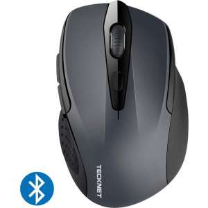 TeckNet Pro Bluetooth Draadloze Muis | 2600DPI / 5 levels - Grijs