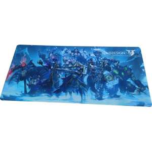 Grote Gaming Muismat XXL - Anti-Slip - Waterproof - Extra Breed en Lang - Lichtblauw