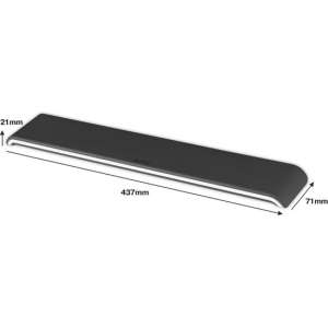 Leitz Keyboard Wrist Rest Ergo Leitz WOW black