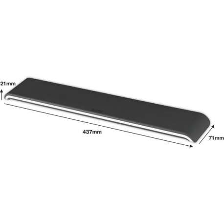 Leitz Keyboard Wrist Rest Ergo Leitz WOW black