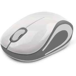 Maxxter draadloze optische mini-muis | Wireless Optical Mouse | 1200 DPI | Muis | Wit