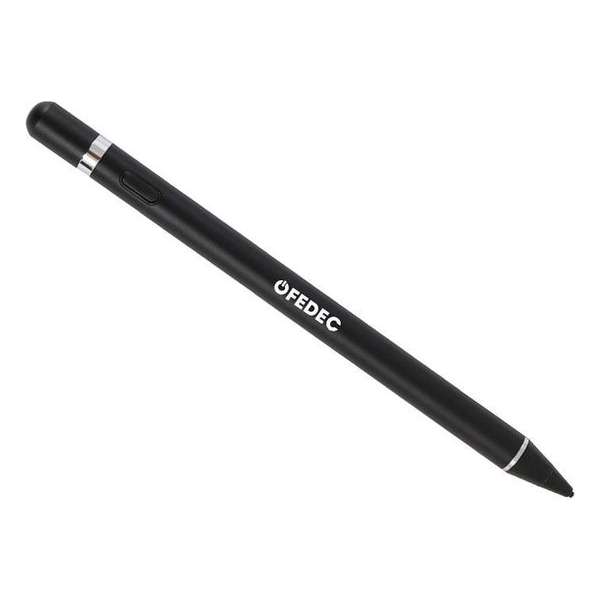 Fedec Active Stylus Pen voor Android - iOS - Windows Tablets & Telefoons - Zwart