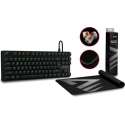 Mechanisch gaming toetsenbord + XL muismat - Tenkeyless TKL - Qwerty - Outemu Brown - Mechanical keyboard
