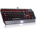 LESHP toetsenbord met mechanisch toetsenbord met Spaanse lay-out (USB-kabel, achtergrondverlichting)