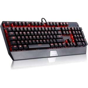 LESHP toetsenbord met mechanisch toetsenbord met Spaanse lay-out (USB-kabel, achtergrondverlichting)