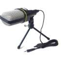 Microfoon voor PC met Standaard - AUX-Aansluiting & Kabel - Plug & Play - Perfect voor Ste