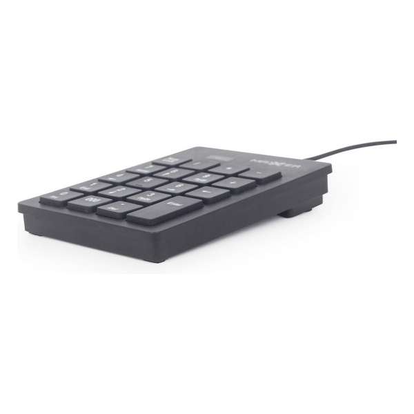 Maxxter USB Toetsenbord | Numeriek USB Toetsenbord met 19 Toetsen | Numeric Keypad | Zwart