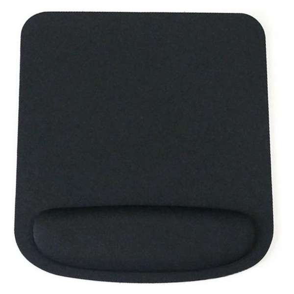 DrPhone Ergonomisch Muismat - Mousepad - Polssteun - Perfect voor Optische & Trackball Muis - Zwart