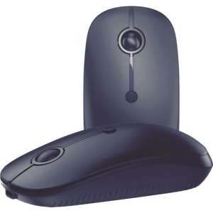 XtremeMac Multi-Connection Mouse Bluetooth, Type-C en USB-A - Space grey
