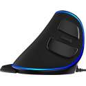 Verticale Ergonomische Muis Delux M168 PLUS (Bedraad-USB)