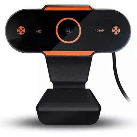 Webcam voor PC - met Microfoon -Webcam - met USB - Full HD 1080P - Camera - Thuiswerken - voor Windows en Mac