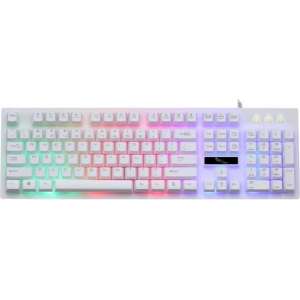 ZGB G20 104 toetsen USB Bedraad Mechanische RGB Backlight Computertoetsenbord Gaming Keyboard (Zwart)