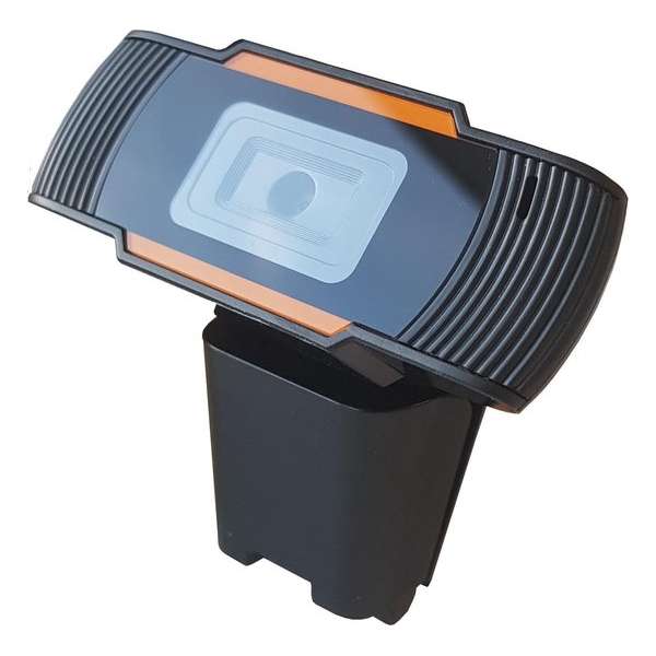 NÖRDIC Webcam met microfoon voor PC, laptop, Webcamera HD 1080p, zwart/oranje NÖRDIC Webcam met microfoon voor PC, laptop, Webcamera HD 1080p, zwart/oranje