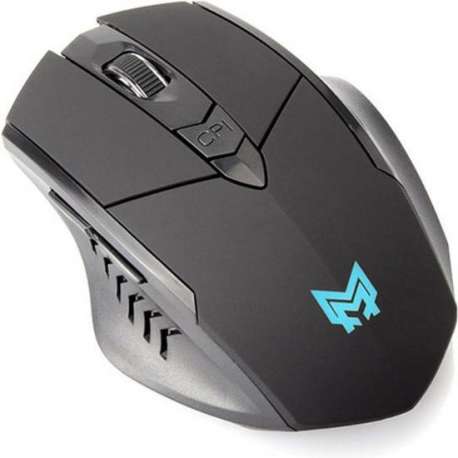 Optische 6D Draadloze Gaming Muis | Verstelbare DPI | Zwart