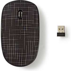 Nedis MSWS500BK Draadloze Muis 1600 Dpi 3-knops Zwart