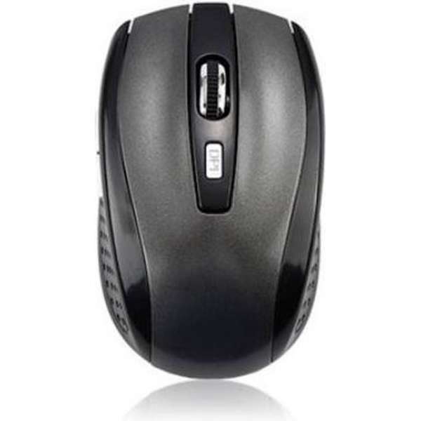 DVSE - Draadloze muis 2.4Ghz optische muis geschikt voor laptop & pc Space Grey