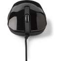 Nedis MSWD300BK Bedrade Optische Muis 1000 Dpi 3-knops Zwart