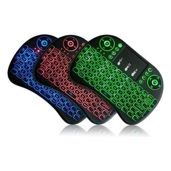 HammerTECH draadloos toetsenbord met muis - RGB - Mini toetsenbord - Mini keyboard HammerTECH draadloos toetsenbord met muis - RGB - Mini toetsenbord - Mini keyboard
