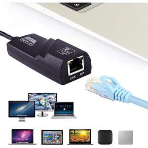 USB 3.0 Gigabit Ethernet Adapter - RJ45/Internet/LAN/Netwerk Adapter - Voor Windows PC/Apple Mac/Macbook