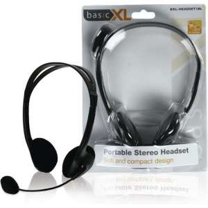 Basic XL BXL-HEADSET1 - Stereo Headset - Zwart