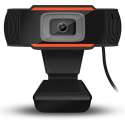 WiseGoods - Webcam - USB Webcam Met Microfoon - Draaibaar - Full HD 720P - Zwart