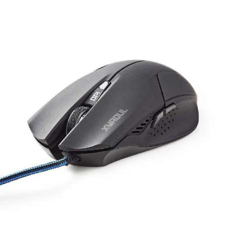 Nedis Gaming-Muis - Bedraad  - Verlicht - 1600 dpi - 6 Knoppen