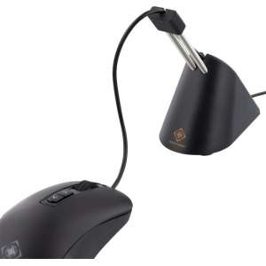 DELTACO GAMING GAM-044 Muis Bungee met uittrekbare arm - Geschikt voor alle bedrade muizen