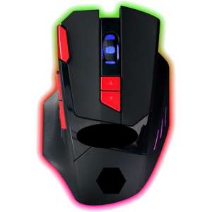 S&C - game-muis 4 DPI-niveaus USB lichteffecten led 150 cm gaming game pc computer
