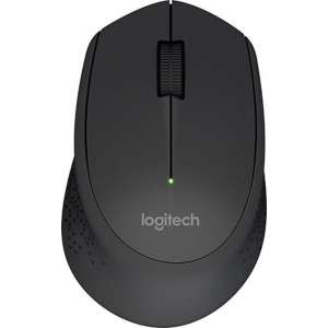 Logitech M280 2 4 GHz 3-toetsen 1000DPI draadloze optische muis  draadloze bereik: 10m (zwart)