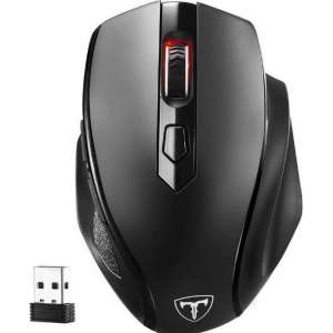VicTsing MM057 2.4G Draadloze Muis met USB-ontvanger - Black