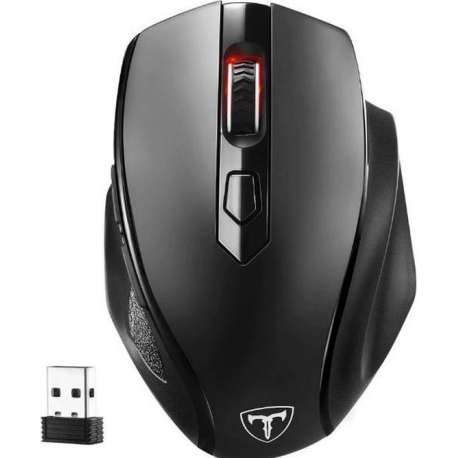 VicTsing MM057 2.4G Draadloze Muis met USB-ontvanger - Black