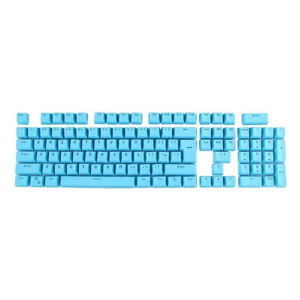 104 toetsen Double Shot PBT Backlit Keycaps voor mechanisch toetsenbord (blauw) 104 toetsen Double Shot PBT Backlit Keycaps voor mechanisch toetsenbord (blauw)