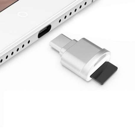 USB-C / Type-C 3.1 naar Micro SD (TF) Kaartlezer Adapter