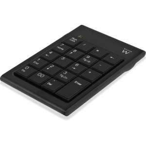 Ewent EW3102 numeriek toetsenbord USB PC/server Zwart