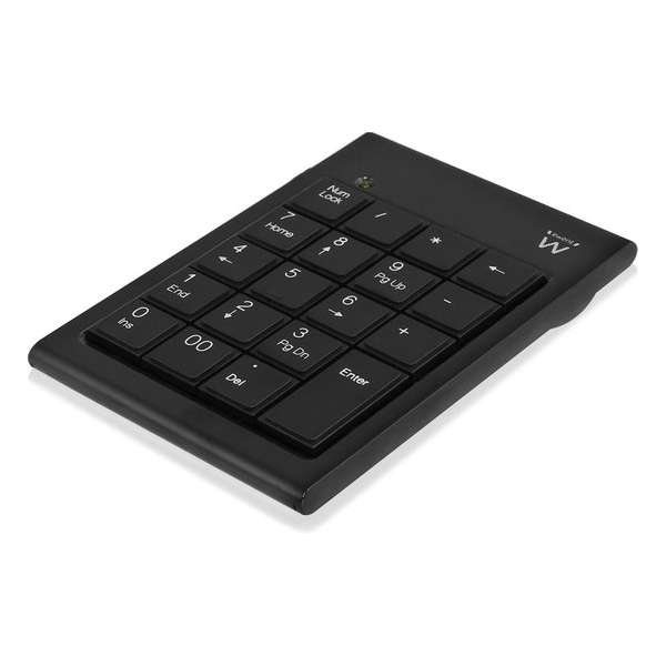 Ewent EW3102 numeriek toetsenbord USB PC/server Zwart