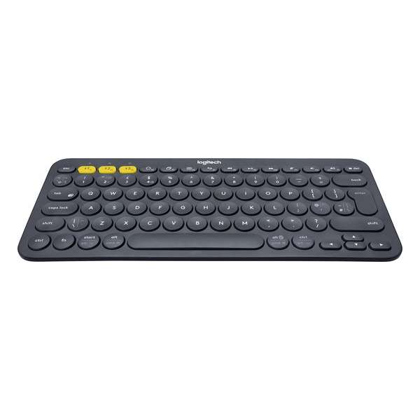 Logitech K380 toetsenbord Bluetooth QWERTY Pan Nordic Grijs