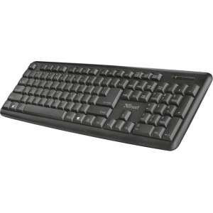 Trust Ziva - Toetsenbord USB - QWERTZ Duits - Zwart