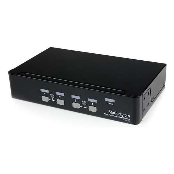 StarTech.com 4-poort Professionele VGA USB KVM-Switch met Hub