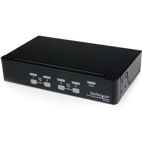 StarTech.com 4-poort Professionele VGA USB KVM-Switch met Hub