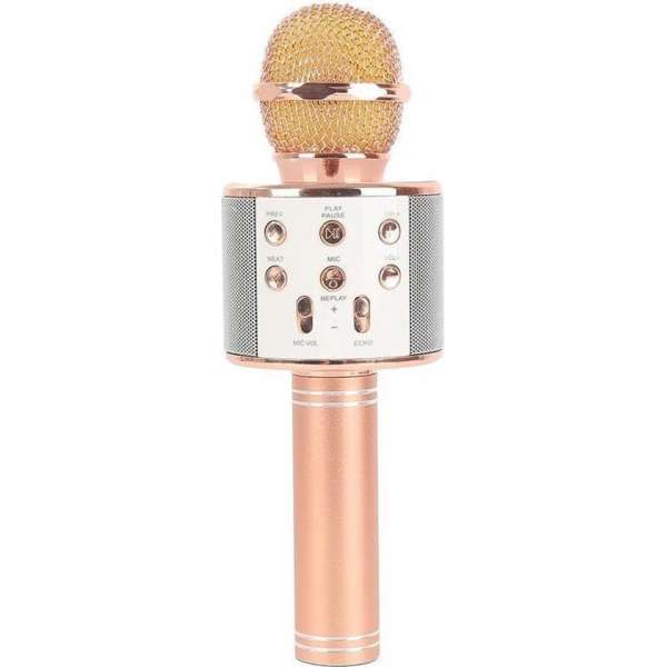 Bluetooth Karaoke Microfoon - Draadloos met HiFi Speaker Box - Set voor Android/iPhone/Apple - Rose Bluetooth Karaoke Microfoon - Draadloos met HiFi Speaker Box - Set voor Android/iPhone/Apple - Rose