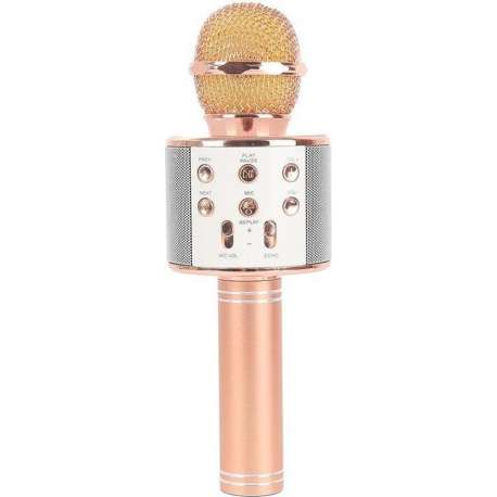Bluetooth Karaoke Microfoon - Draadloos met HiFi Speaker Box - Set voor Android/iPhone/Apple - Rose